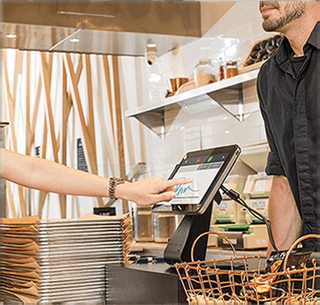 Elo I-Series im Fast-Casual-Restaurant