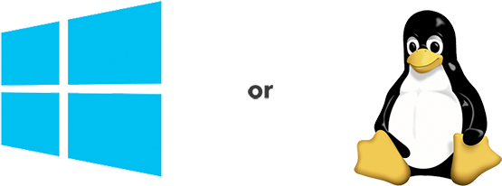 Windows oder Linux. Sie haben die Wahl. Windows oder Linux. Sie haben die Wahl.