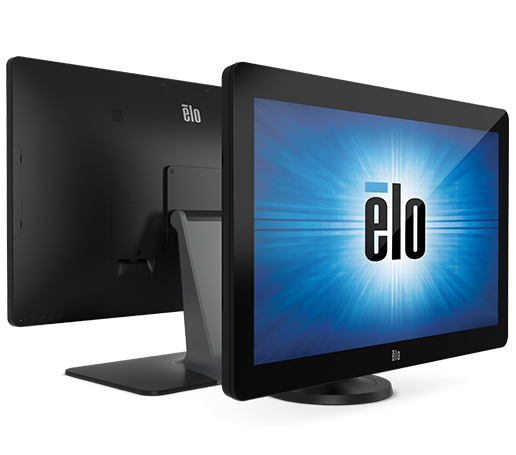 Elo touchscreen monitor in dual monitor configuration